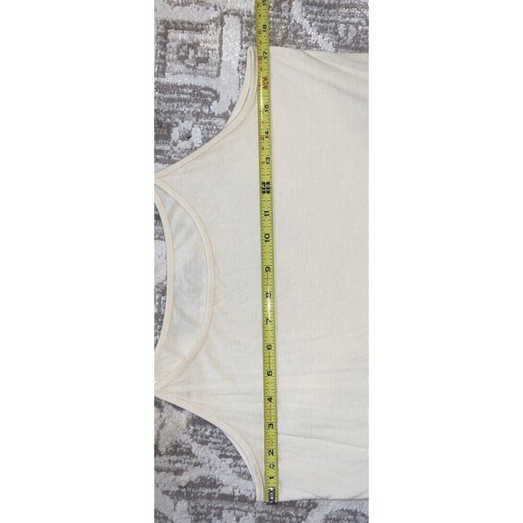 Floreat Dress Womens Medium Petite Ivory Lace Bell Sleeve Pleated Knit Midi - Picture 13 of 15